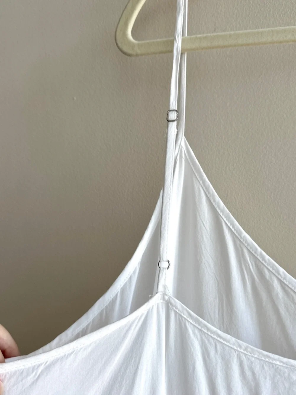 J. Crew Women’s White V-Neck Camisole Made with Liberty Fabric Shirt, Size 2X